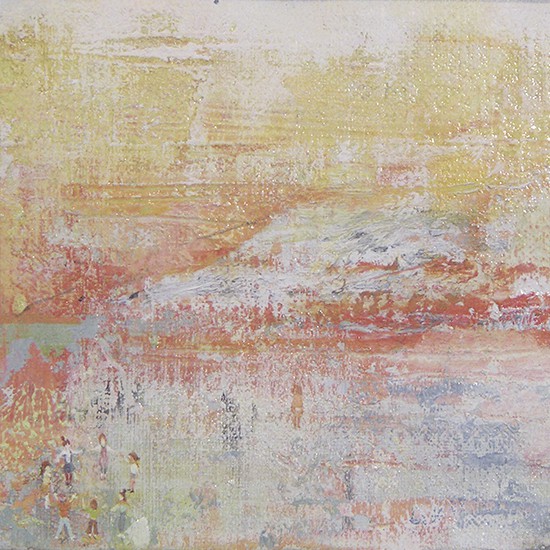 野原　a field　2007　Oil on canvas　14.2 x 18 cm