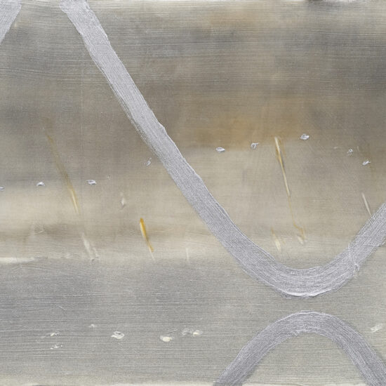 shine. 1.31.2023　2023　Oil and Acrylic on cotton, mounted on panel　14 x 18 cm　Photo by Kenji Otani