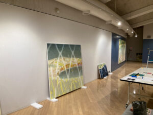 Installation 〈 Kiyosu City Haruhi Painting Triennale Artist Series Vol.101 Kaori Furuhashi 〉2023　実現しなかった壁紙