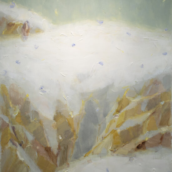 Frost (ochre)　2023　Oil and Acrylic on cotton, mounted on panel　116.7×91cm